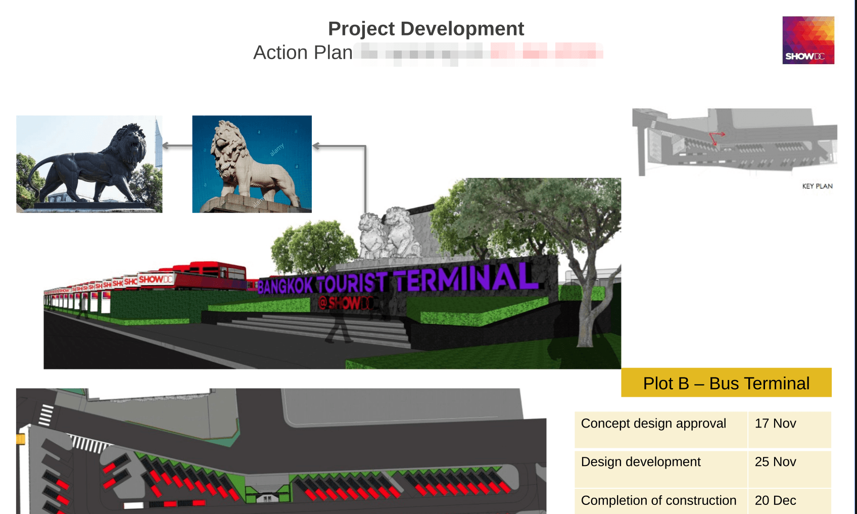 Show DC bus terminal development